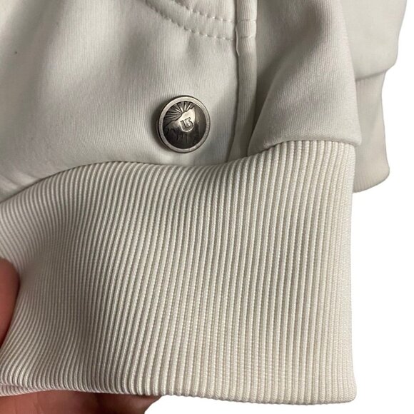 Burton Men's Ivory Full Zip Performance Wear Jacket Hoodie - Picture 4 of 11